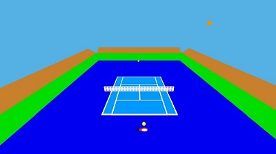 Tennis Practice Horizontal Spin
